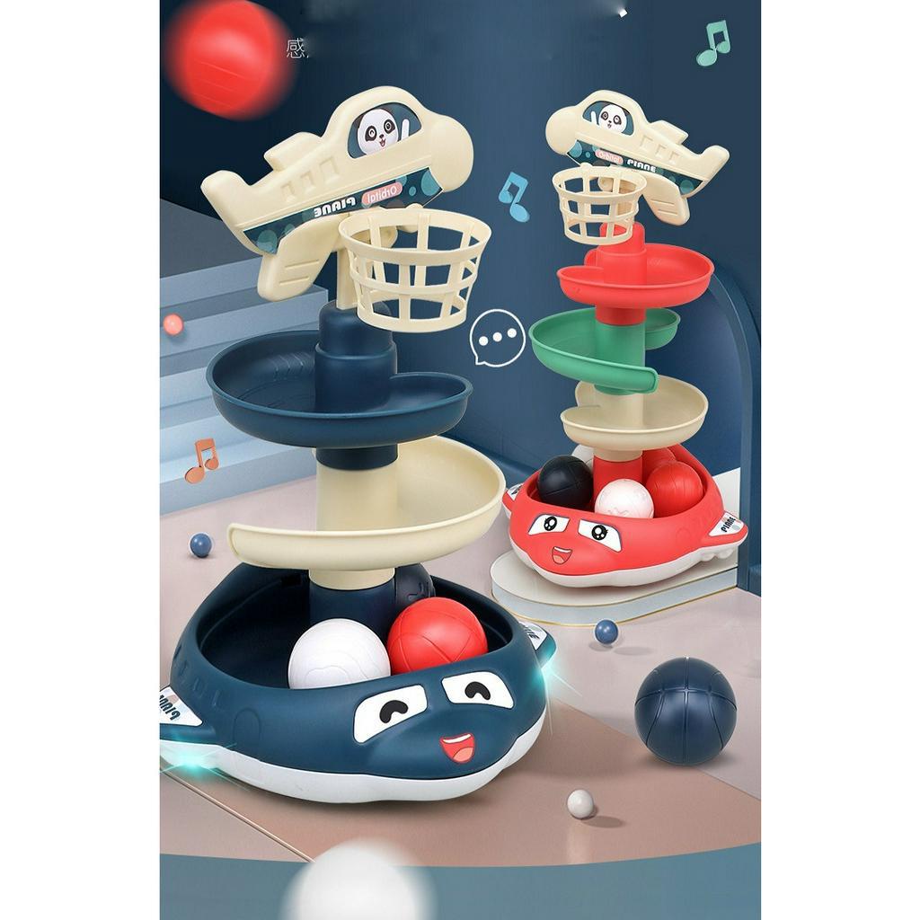 Tháp bóng xoay tròn Phát Nhạc,Kích Thích Não Bộ Phát Triển Tư Duy Cho Bé