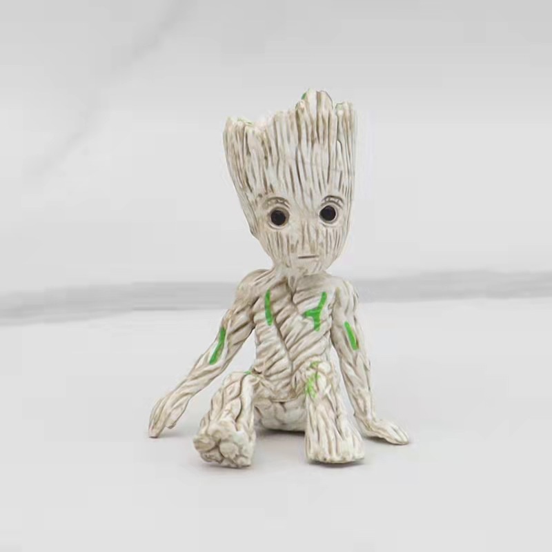 Mô hình Marvel nhân vật Groot cao 6cm, Figure Anime Groot decor bàn làm việc