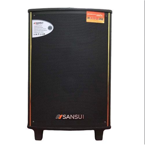 Loa kéo di động Sansui SA1-12W bass 3 tấc, 1 treble, 1 trung 350W kèm 2 Micro  ca hay