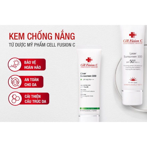 SỈ - Kem chống nắng Cell Fusion C Hàn Quốc giúp tái tạo da chống lão hóa