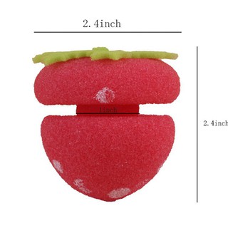 6 chiếc lô cuốn tóc hình quả dâu tây