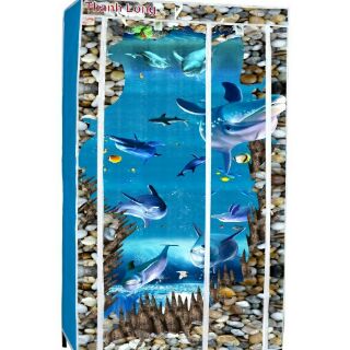 TỦ VẢI THANH LONG 1M MẪU 3D