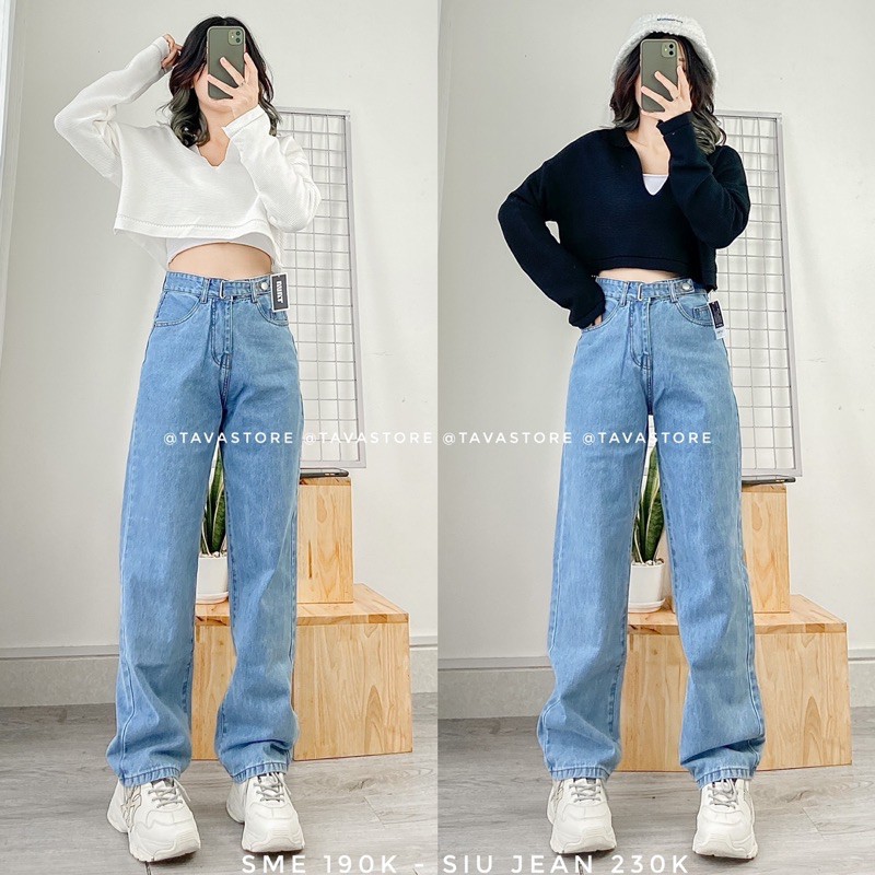 Quần jean suông Siu Jean