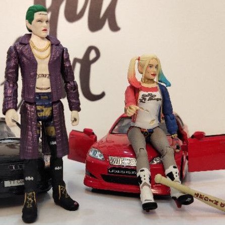 Cặp đôi siêu phẩm Joker và Harley Quinn hàng chính hãng Funko cao 4' (một bộ gồm hai nhân vật)