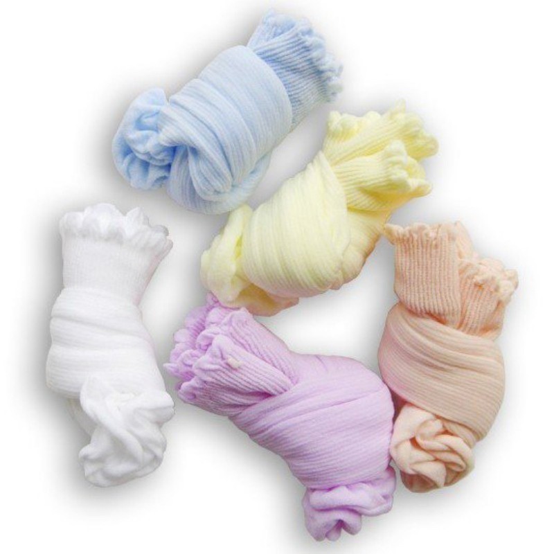 Tất cotton nhiều màu sắc đơn giản cho bé