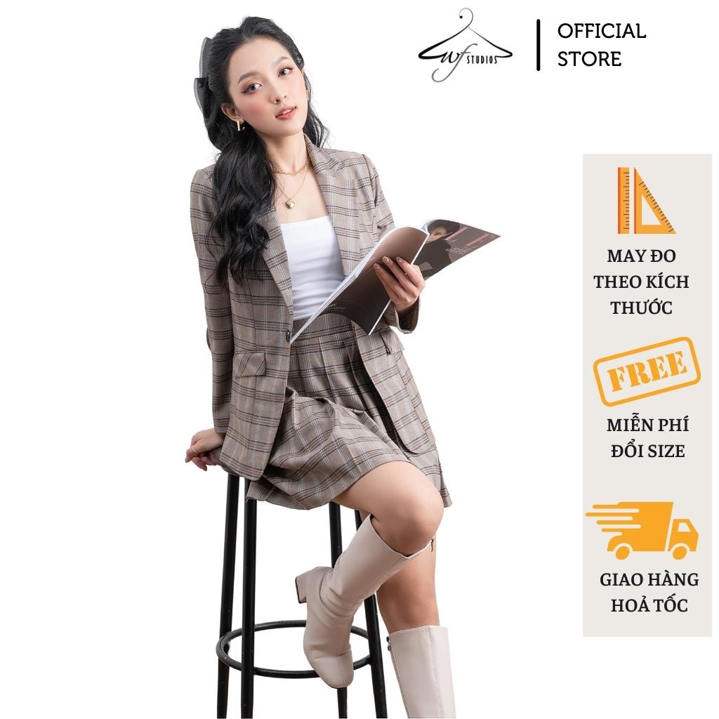 Áo khoác blazer, áo vest nữ kiểu Hàn Quốc tay dài, chất vải đẹp thumbnail