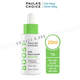 Tinh chất thu nhỏ lỗ chân lông Paula's Choice 10% Niacinamide Booster 20ml
