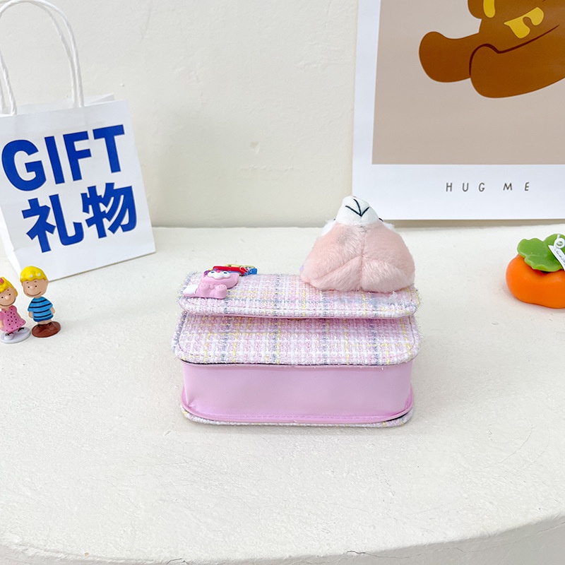 Túi Đeo Chéo Đính Ngọc Trai Thời Trang Cho Bé Gái