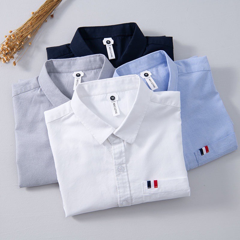 Áo Sơ Mi Đũi Nam Cộc Tay phối túi ngực thời trang