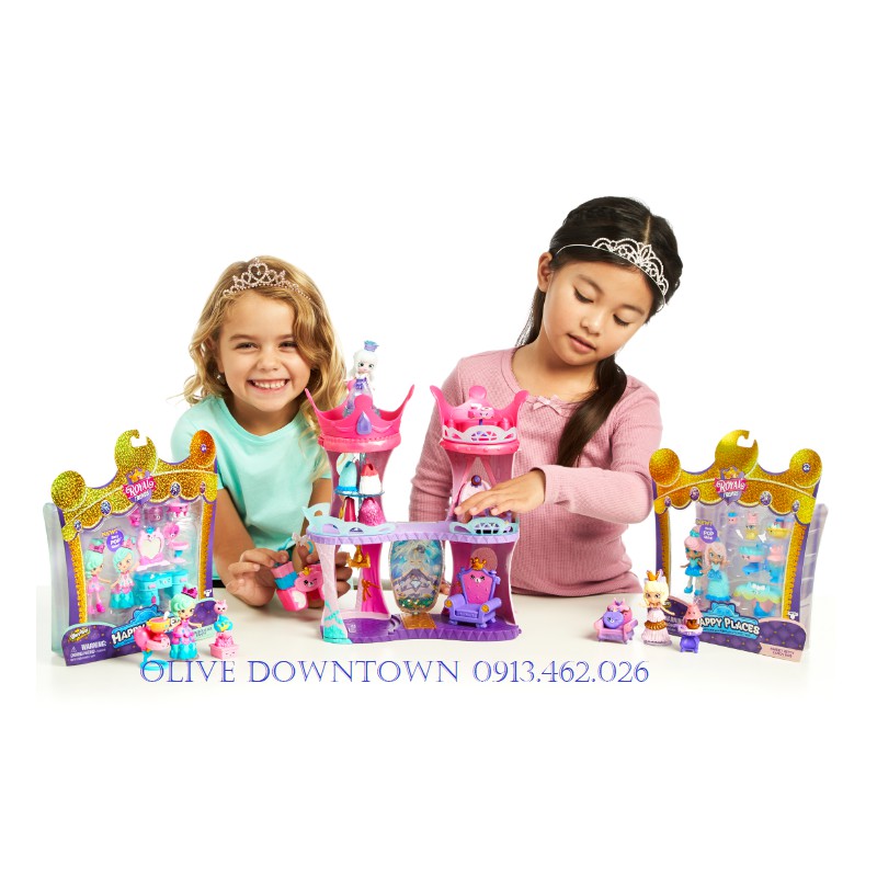 Combo 2 HỘP 🎉 Búp bê & Quầy bánh kẹo mèo đáng yêu - Đồ chơi Shopkins Royal Trend VNXK