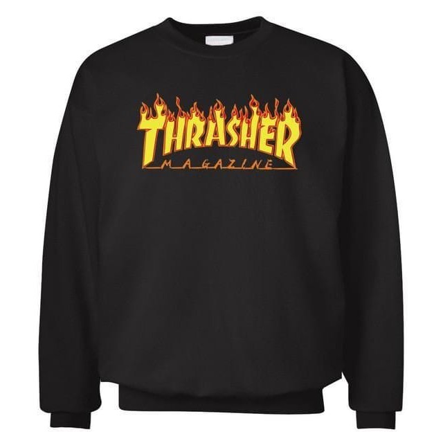 Áo Sweater Cổ Tròn In Hình Tạp Chí Thrasher Size M-Xxl Thời Trang Cho Nam Và Nữ