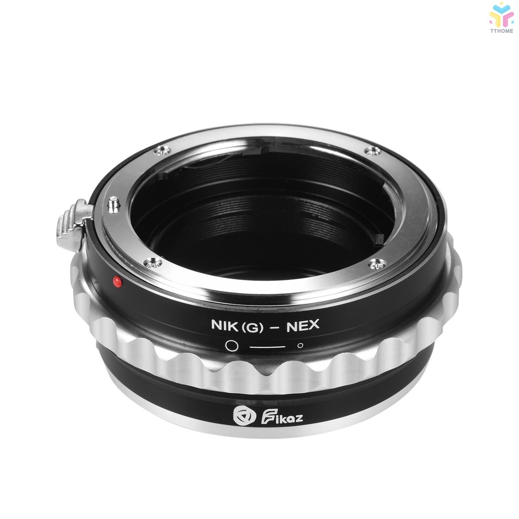 Ngàm Chuyển Đổi Ống Kính Fikaz Bằng Hợp Kim Nhôm Cho G / S / D Lens Sang Nex / E