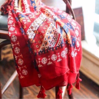 Khăn Choàng Boho Khăn Thổ Cẩm Đa Năng