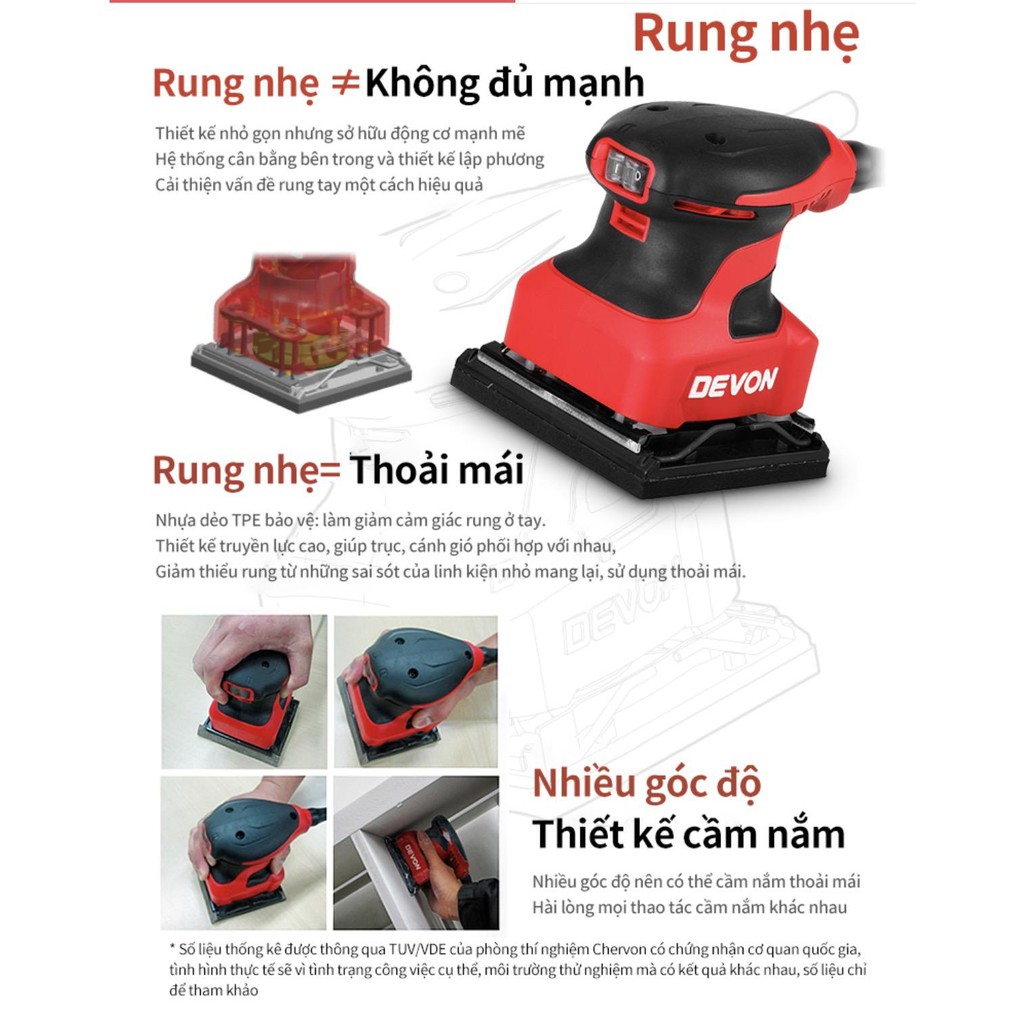 Máy chà nhám đánh bóng điện chất lượng cao - Home and Garden