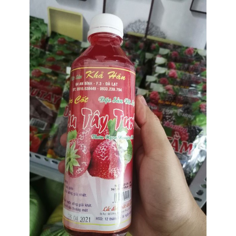 Nước cốt dâu tây tươi