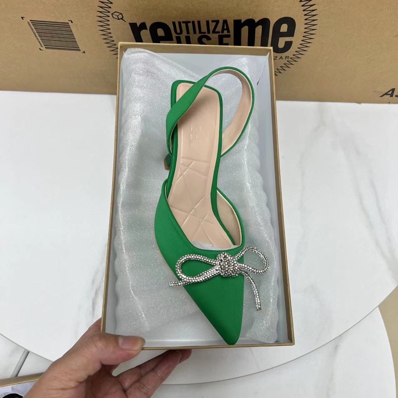 Giày đính đá nơ Za