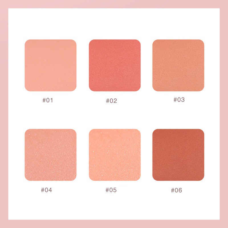 Phấn Má Hồng Lameila Gốm Vitality Blush (Mỹ phẩm nội địa)