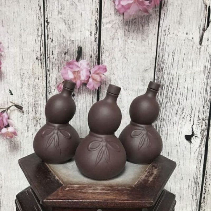 Bình Rượu,Chum Rượu Càn Long Bát Tràng men sần 500ml - Giá rẻ