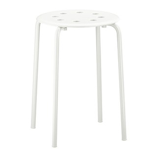 Mua Ghế đẩu tròn chân sắt IKEA Marius - Trắng