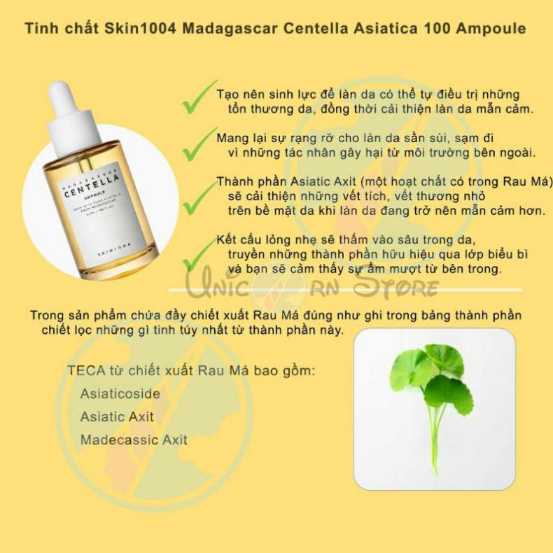 Tinh Chất giảm Mụn rau má Skin1004 Madagascar Centella Asiatica Ampoule | BigBuy360 - bigbuy360.vn