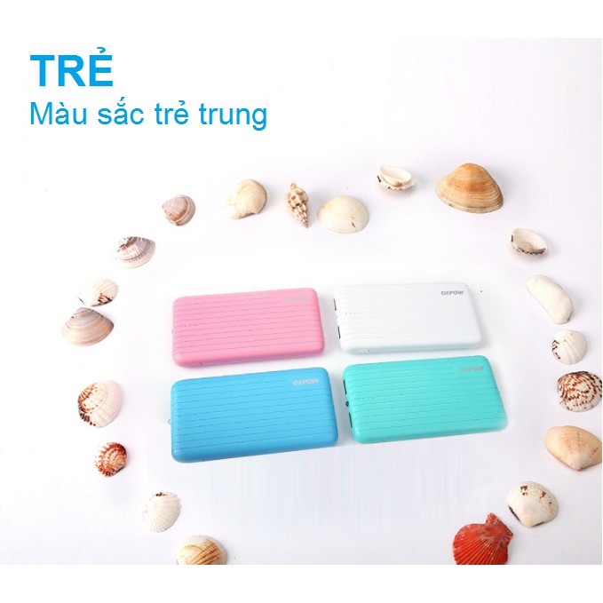 [NHẬP MÃ ELSAPSAN30 GIẢM 30K] SẠC DỰ PHÒNG GEPOW 8000mAh - GIẢM GIÁ 28%