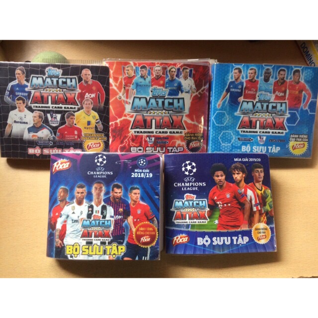 Album Cầu Thủ Các Mùa - Match Attax-Album poca 2021 mùa mới