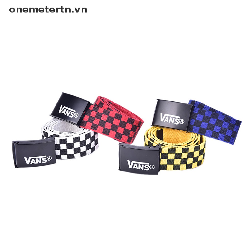 VANS Onemetertn Thắt Lưng Vải canvas In Chữ Thời Trang Cho Nam Và Nữ