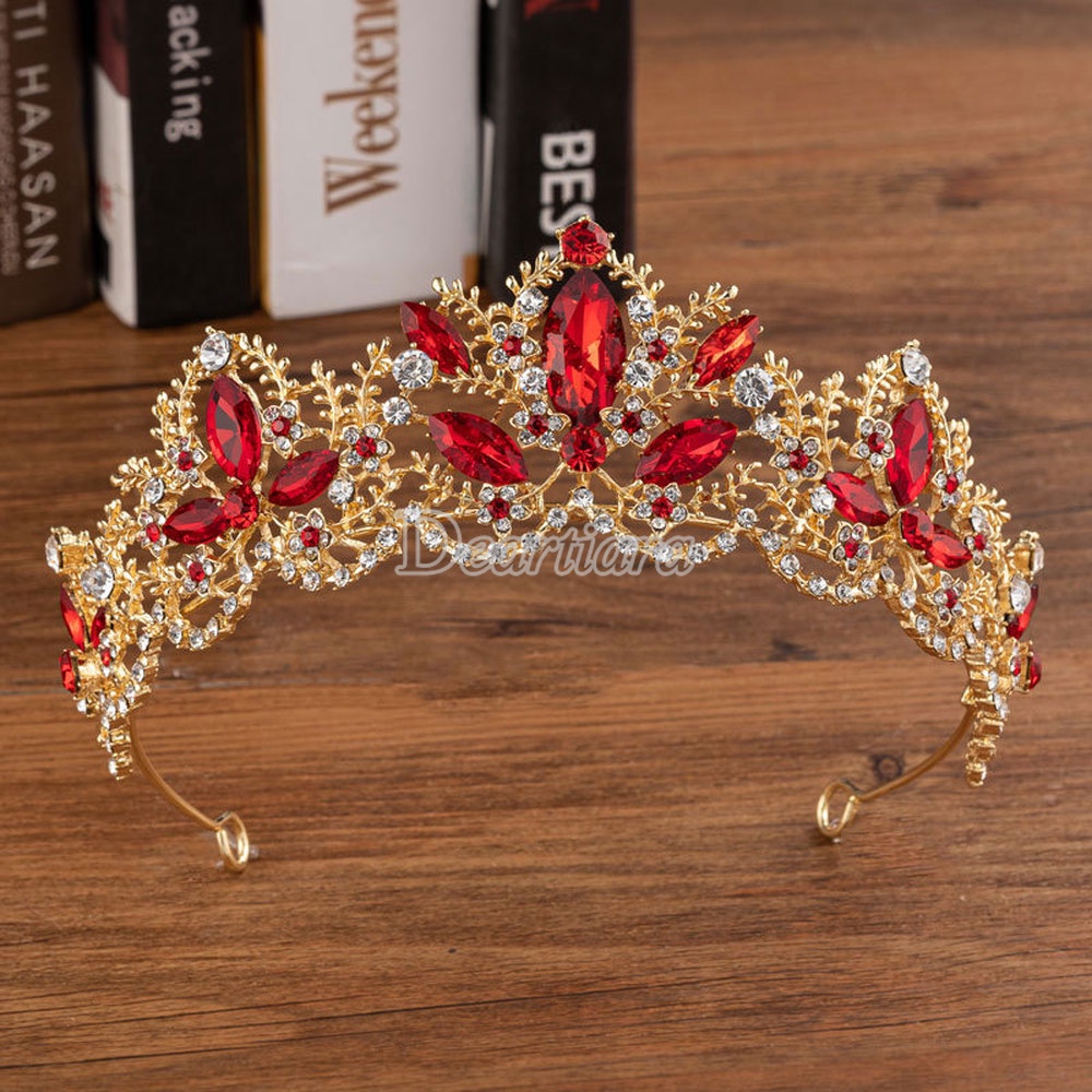 Vương Miện Đội Đầu Đính Kim Cương Giả Thời Trang Cho Cô Dâu