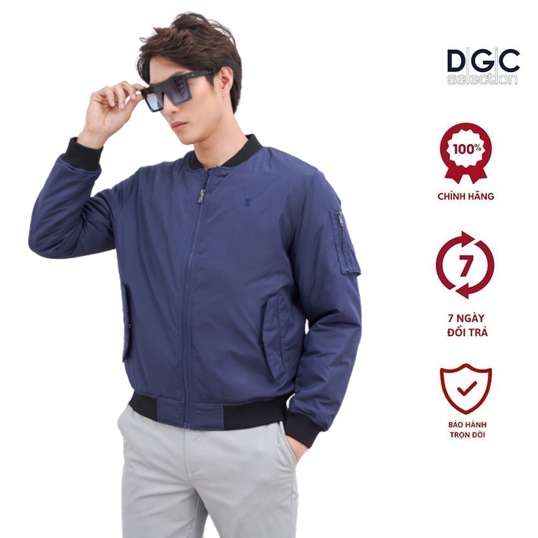 Áo khoác bomber Nam 3 lớp DGCs bo chun kiểu dáng năng động, chất vải gió chống thấm cản gió WAJK2043M