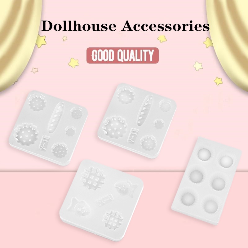 Khuôn Làm Bánh Quy Trang Trí Nhà Búp Bê Tỉ Lệ 1:12