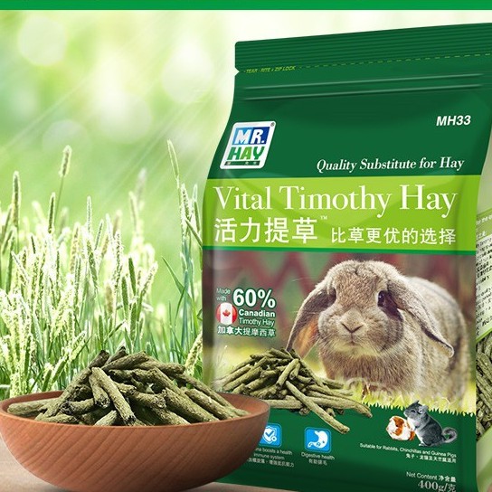 Bánh Cỏ sợi Timothy Mài Răng cho Thỏ, Bọ và Chin - MH33 - Hàng Mr Hay