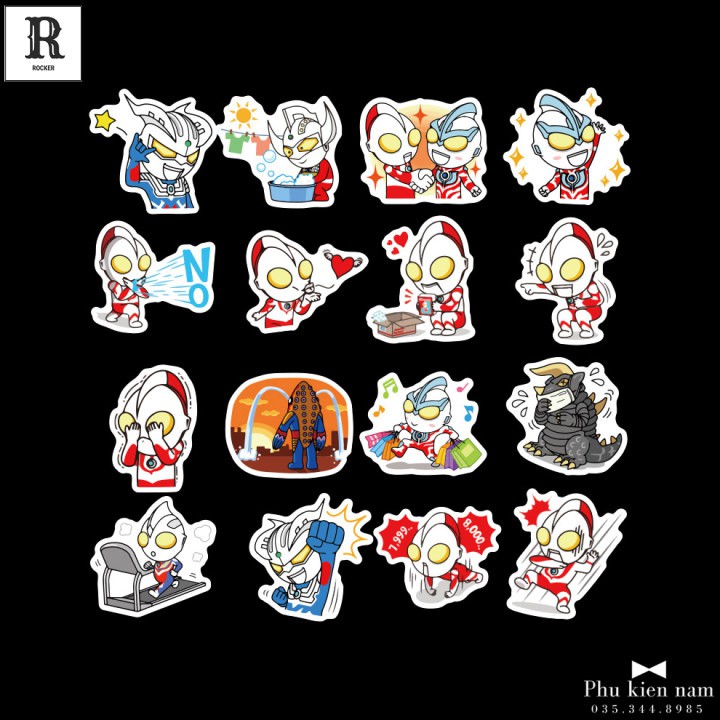 Sticker PVC Chống nước Hình dán trang trí Phòng tường Siêu nhân ST024