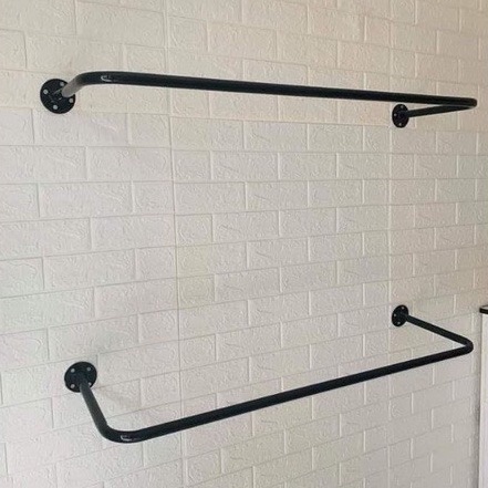 giá đóng tường-thanh u treo quần áo-giàn thông minh