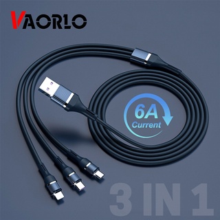 Cáp sạc dữ liệu usb loại c 3 trong 1 cho điện thoại