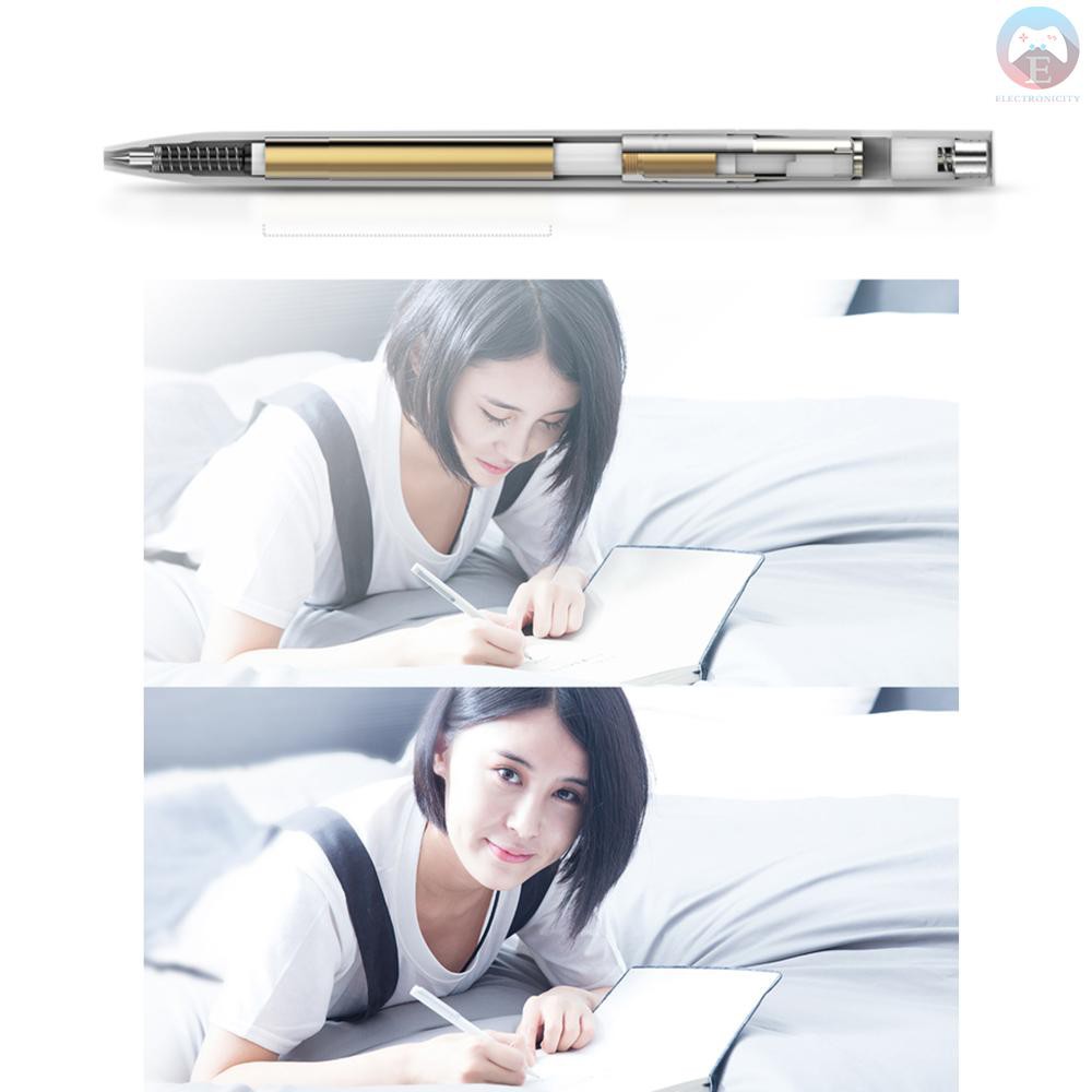 Ê 3pcs/lot Xiaomi Mijia Gel Pen Refill Rollerball Pen Signing Pen 0.5mm Smooth Writing Point 9.5mm Penholder