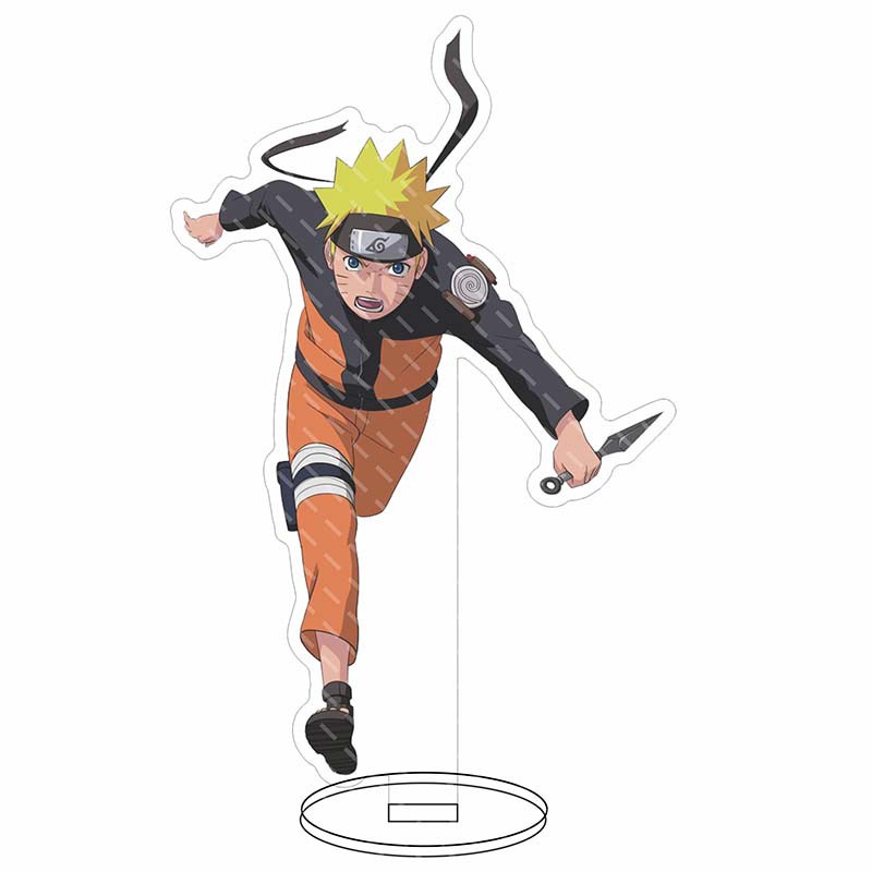 Mô Hình Nhân Vật Uzumaki Naruto Sasuke Bằng Acrylic Trong Suốt Sáng Tạo
