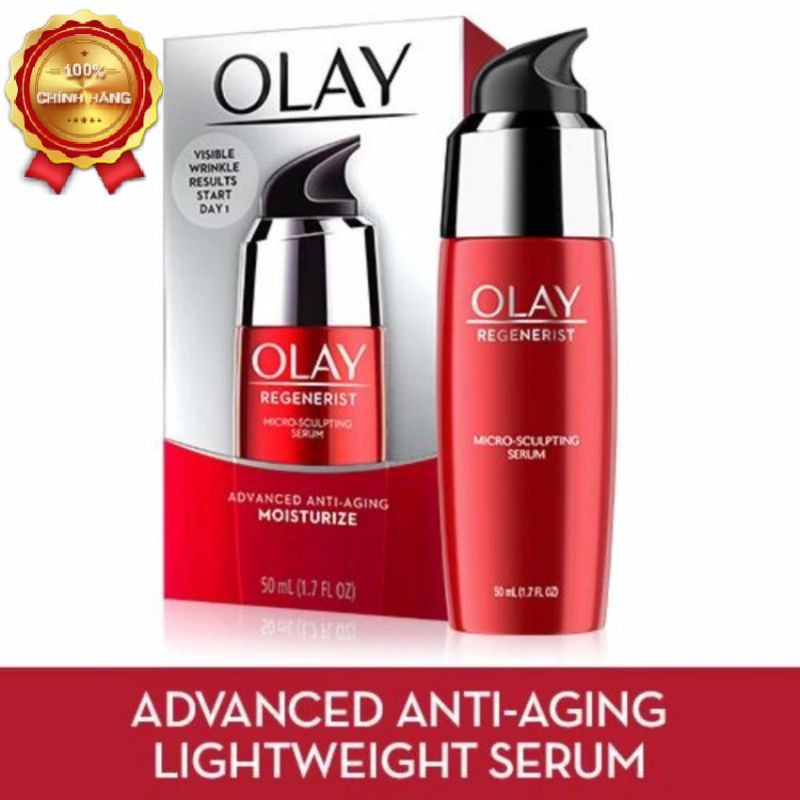 Serum Dưỡng Ẩm Chống Lão Hóa Olay Regenerist Micro-Sculpting 50ml
