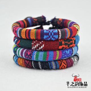 Vòng tay bện dây may mắn Tây Tạng dành cho phụ nữ