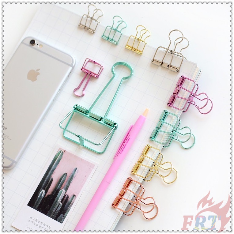 ✨ Văn Phòng Phẩm - Kẹp Binder ✨ 1 Kẹp Giấy Kim Loại Nhiều Màu 48mm 32mm 19mm