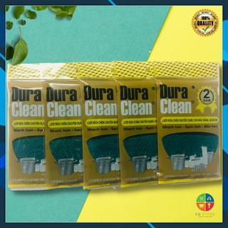 Lưới Rửa Chén Dura Clean - Miếng Rửa Chén Nhà Hàng Đa Năng Giá Rẻ - Siêu Bền - Siêu Sạch - Siêu Tiết Kiệm