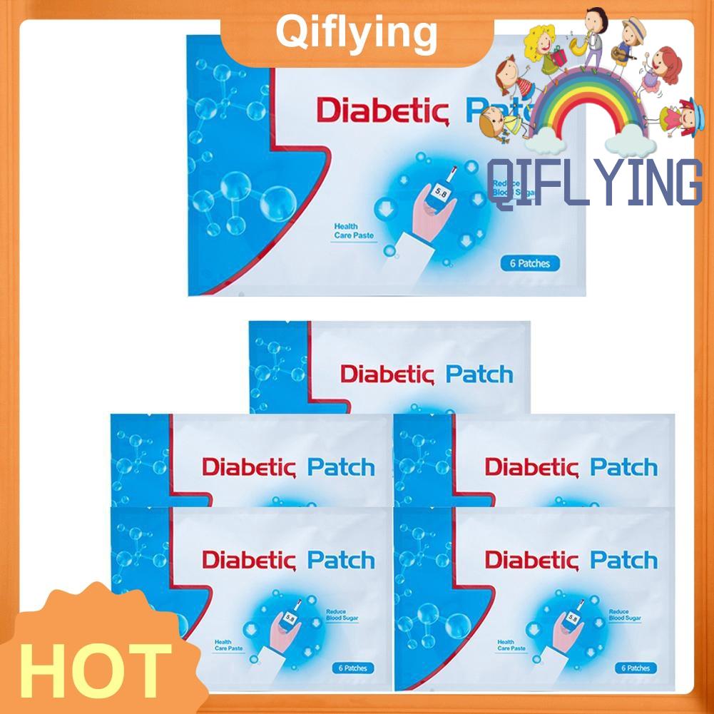 6pcs/bag 1/5Bags Diabetic Patch Diabetes Herbal Diabetes Cure Lower Blood Glucose