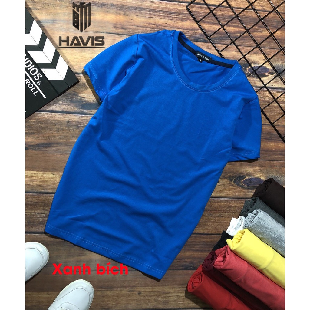 Áo thun nam cổ tròn Richard chất thun cotton thoáng mát AHQ173 | BigBuy360 - bigbuy360.vn