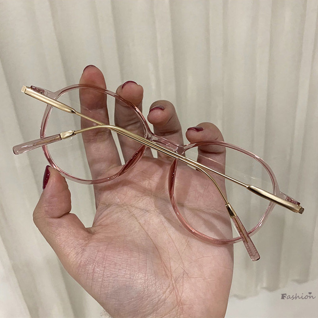 Mắt Kính Chống Nắng Gọng Oval Phong Cách Vintage Thời Trang Cho Nam Và Nữ 0-400
