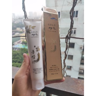 Sữa Rửa Mặt Sâm Vàng Hàn Quốc My Gold Red Ginseng Foam Cleaning