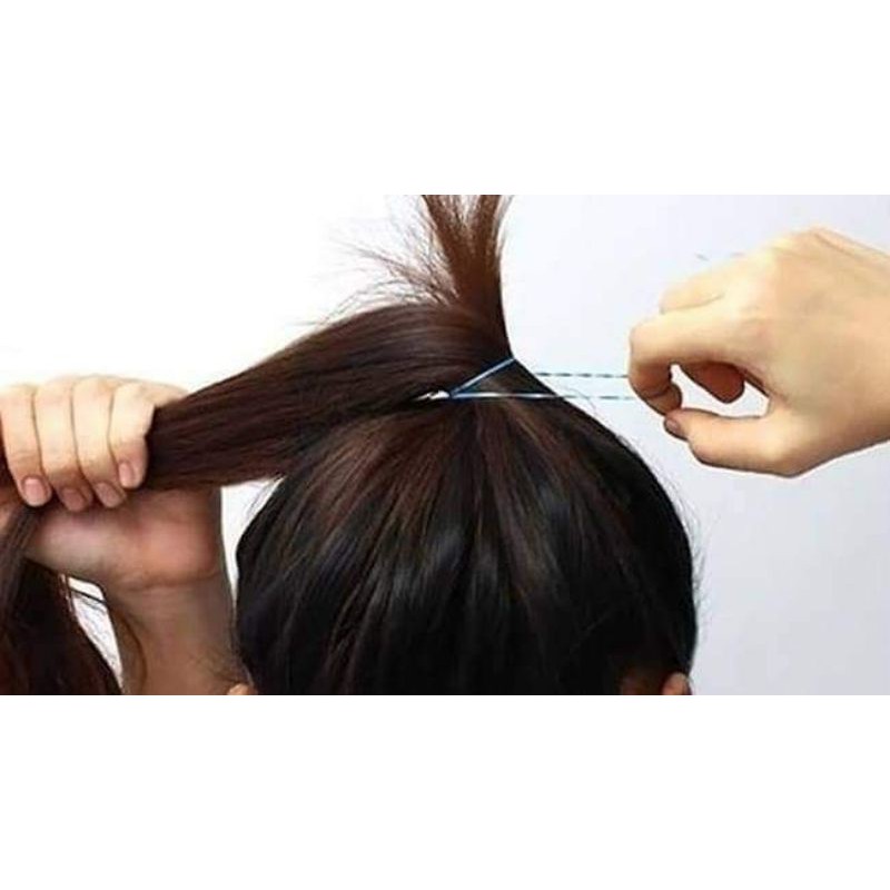 Gói 100g chun buộc tóc đen siêu dai