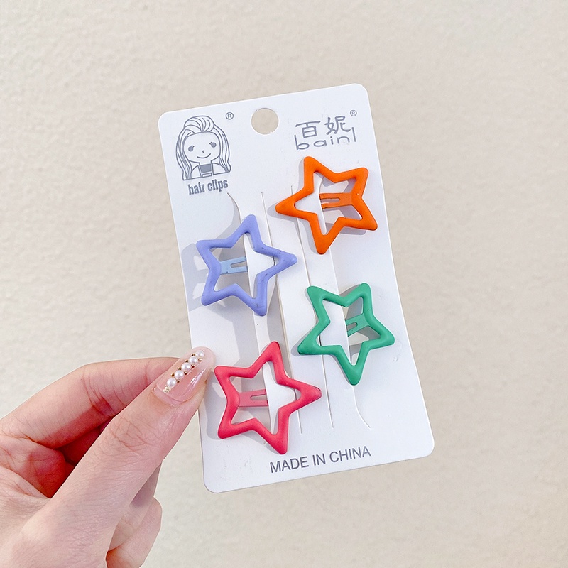 Kẹp Tóc Cỡ Nhỏ Họa Tiết Hoạt Hình Dễ Thương Cho Bé Gái