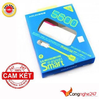 Pin Sạc Dự Phòng Arun 5600mAh Chính Hãng Giá Rẻ