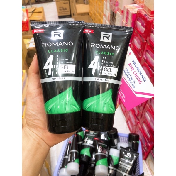 Gel Tạo Kiểu Tóc Romano Classic 150g
