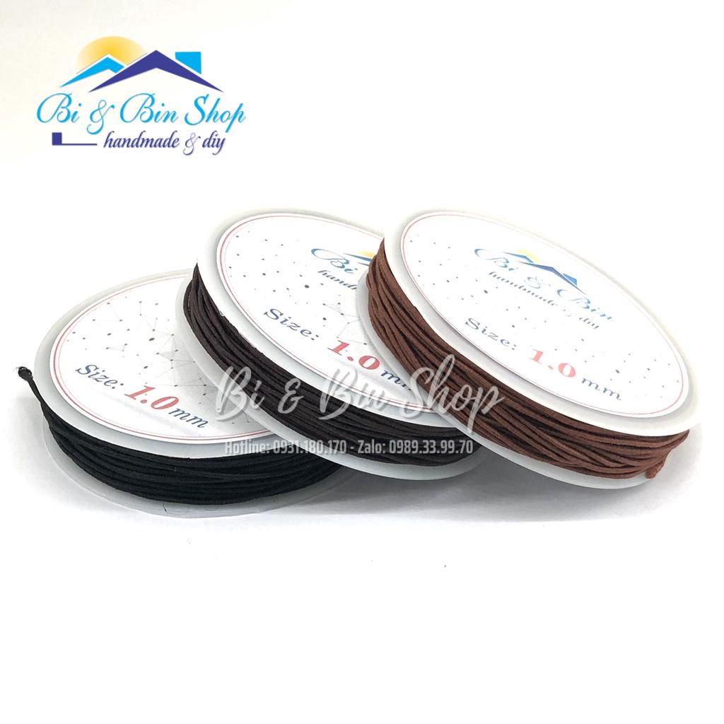 Cuộn Dây Thun Màu Co Giãn Dùng Xỏ Chuỗi, Hạt Gỗ Làm Vòng Đeo Tay, Làm Trang Sức Handmade