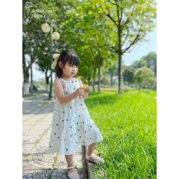 ĐẦM VÁY DÀI XÒE RỘNG BABY DOLL VẢI MỀM NHẬP HAIVANCO BÉ GÁI 12 đến 40 kg MỀM MẠI VÀ THOÁNG MÁT ĐI HỌC ĐI HỌC ĐI CHƠI ĐẸP